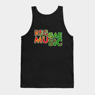 Reggae Music, Jamaica, Good Vibes Tank Top